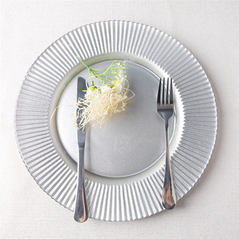 Wholesale Glass Charger Plate PZ-001 - Image 4
